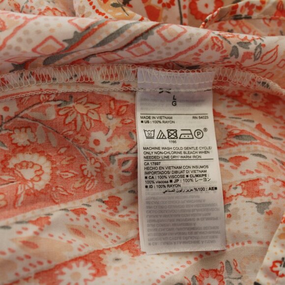 Old Navy Women’s Maxi Long Paisley Summer Sun Dress Size Large NWT's - Picture 16 of 16